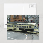 San Francisco Cable Car Postkarte (Vorne/Hinten)