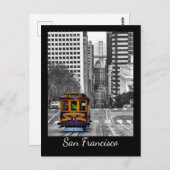 San Francisco Cable Car Postkarte (Vorne/Hinten)