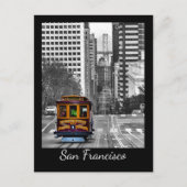 San Francisco Cable Car Postkarte (Vorderseite)