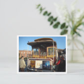San Francisco Cable Car Postkarte (Stehend Vorderseite)