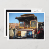 San Francisco Cable Car Postkarte (Vorne/Hinten)