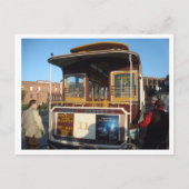 San Francisco Cable Car Postkarte (Vorderseite)