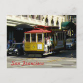 San Francisco Cable Car Postkarte (Vorderseite)