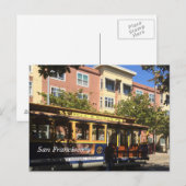 San Francisco Cable Car Postkarte (Vorne/Hinten)