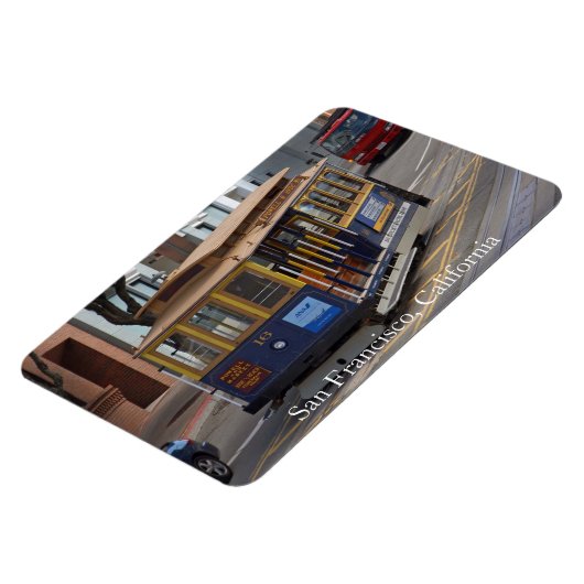 San Francisco Cable Car Premium Flexi Magnet (Linke Seite)