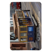 San Francisco Cable Car Premium Flexi Magnet (Vertikal)