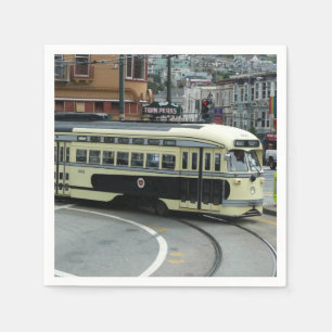 San Francisco Cable Car Serviette