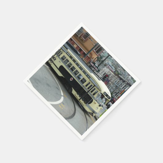 San Francisco Cable Car Serviette (Ecke)