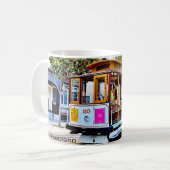 SAN FRANCISCO CABLE CAR SOUVENIR KAFFEE TASSE (Vorderseite Links)
