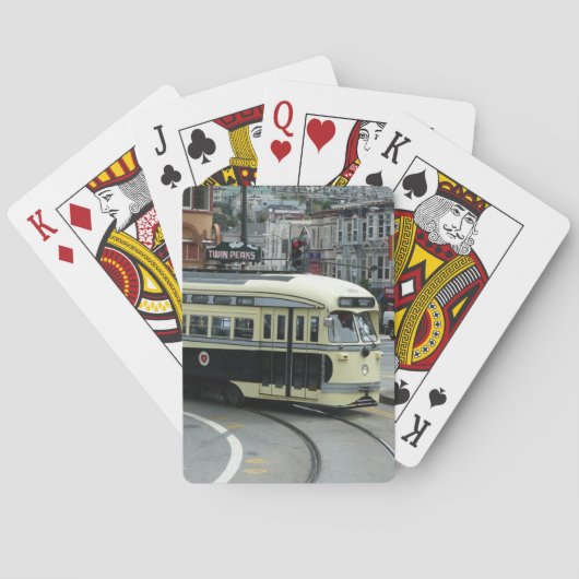 San Francisco Cable Car Spielkarten (Rückseite)