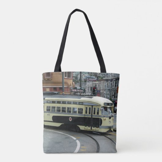 San Francisco Cable Car Tasche (Rückseite)