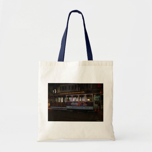 San Francisco Cable Car Tote Bag Tragetasche (Vorne)