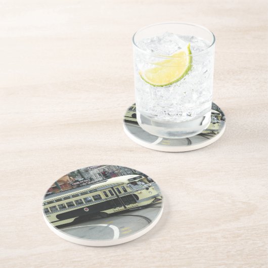 San Francisco Cable Car Untersetzer (Seite)