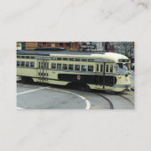 San Francisco Cable Car Visitenkarte (Rückseite)