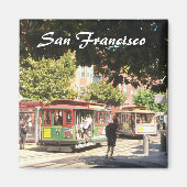 San Francisco Cable Cars Magnet (Vorne)