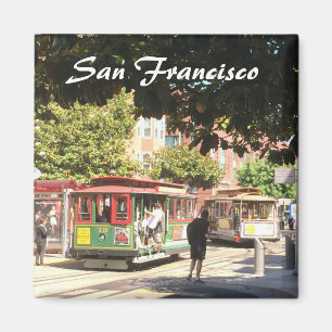 San Francisco Cable Cars Magnet