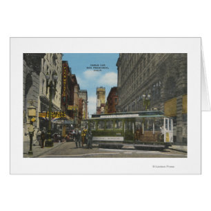 San Francisco, CACable Car Umrundungsansicht