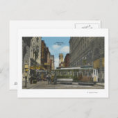 San Francisco, CACable Car Umrundungsansicht Postkarte (Vorne/Hinten)