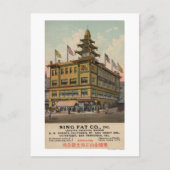 San Francisco, CAChinatown AdSing Fat Co. Postkarte (Vorderseite)