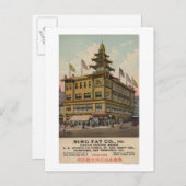 San Francisco, CAChinatown AdSing Fat Co. Postkarte (Vorne/Hinten)