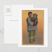 San Francisco, CAChinese Woman & Baby Postkarte (Vorne/Hinten)