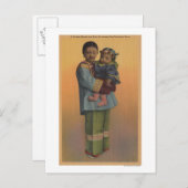 San Francisco, CAChinese Woman & Baby Postkarte (Vorne/Hinten)