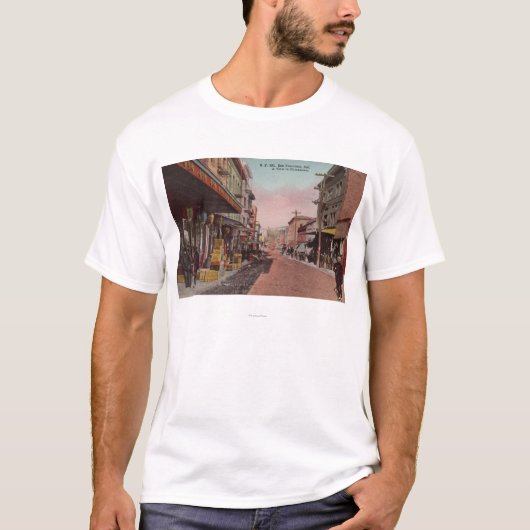 San Francisco, CADirt Straßen-Ansicht von T-Shirt (Vorderseite)