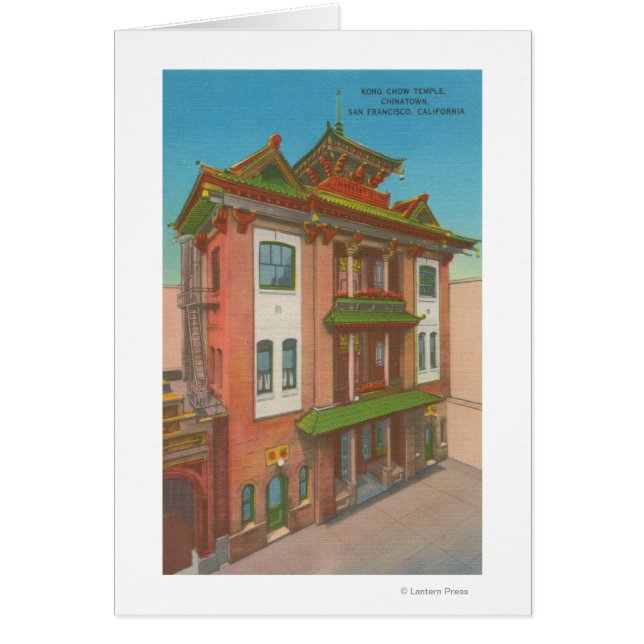 San Francisco, CAKong Chow Temple in Chinatown (Vorne)