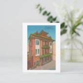 San Francisco, CAKong Chow Temple in Chinatown Postkarte (Stehend Vorderseite)