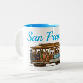 San Francisco Cale Car Tasse (Vorderseite Links)