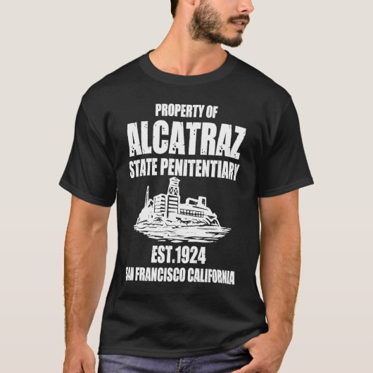 San Francisco California Alcatraz Island T-Shirt (Vorderseite)