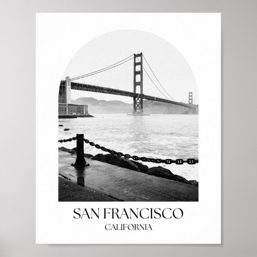 San Francisco California Arch Foto Print Poster (Vorne)