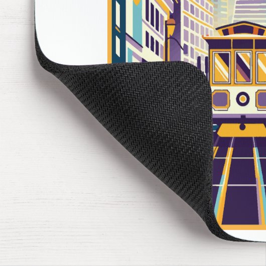 San Francisco California Art Deco Mousepad (Ecke)