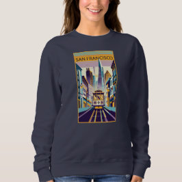 San Francisco California Art Deco Sweatshirt