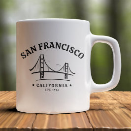 San Francisco California Beatiful Landscape Kaffeetasse