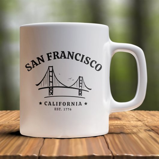 San Francisco California Beatiful Landscape Kaffeetasse