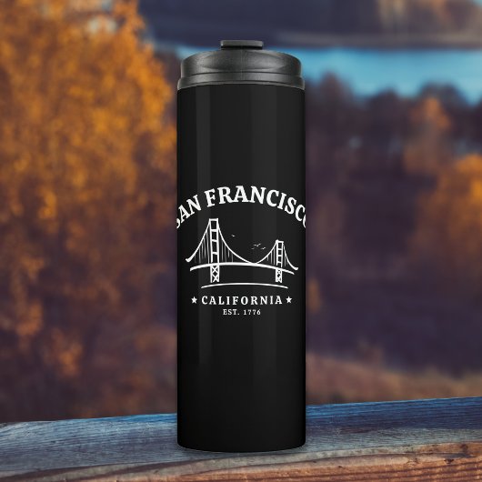 San Francisco California Beatiful Landscape Thermosbecher