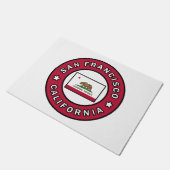 San Francisco California Fußmatte (Schrägansicht)