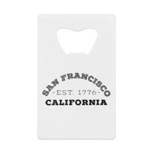 San Francisco California Geldbeutel Flaschenöffner