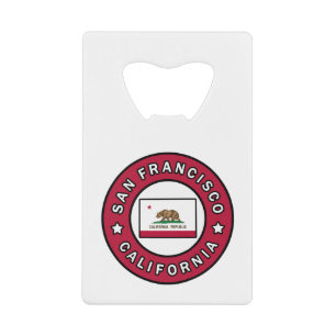 San Francisco California Geldbeutel Flaschenöffner
