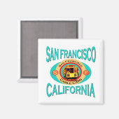 San Francisco California Geschenk Magnet (Vorderseite/Rückseite)