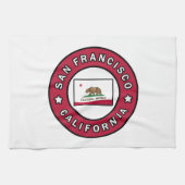 San Francisco California Geschirrtuch (Horizontal)