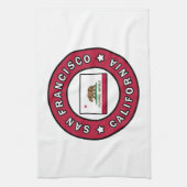 San Francisco California Geschirrtuch (Vertikal)
