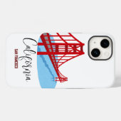 San Francisco California Golden Gate Bridge Case-Mate iPhone Hülle (Rückseite (Horizontal))