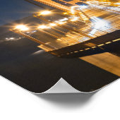 San Francisco California Golden Gate Bridge Poster (Ecke)