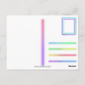 San Francisco California Golden Gate Bridge Postkarte (Rückseite)