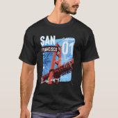 San Francisco California Golden Gate Bridge San Fr T-Shirt (Vorderseite)