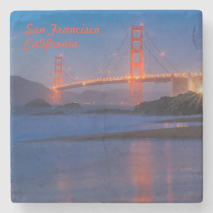 San Francisco California Golden Gate Bridge Steinuntersetzer