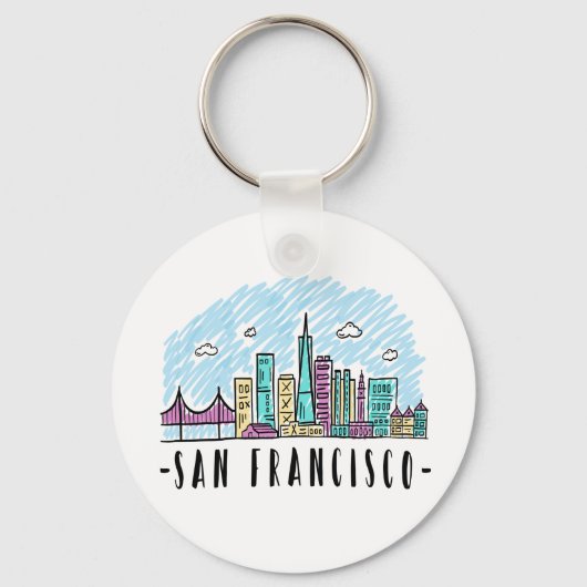 San Francisco California Golden Gate Bridge USA Schlüsselanhänger (Vorderseite)