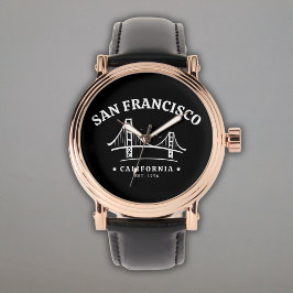 San Francisco California Golden Gate Landscape Armbanduhr